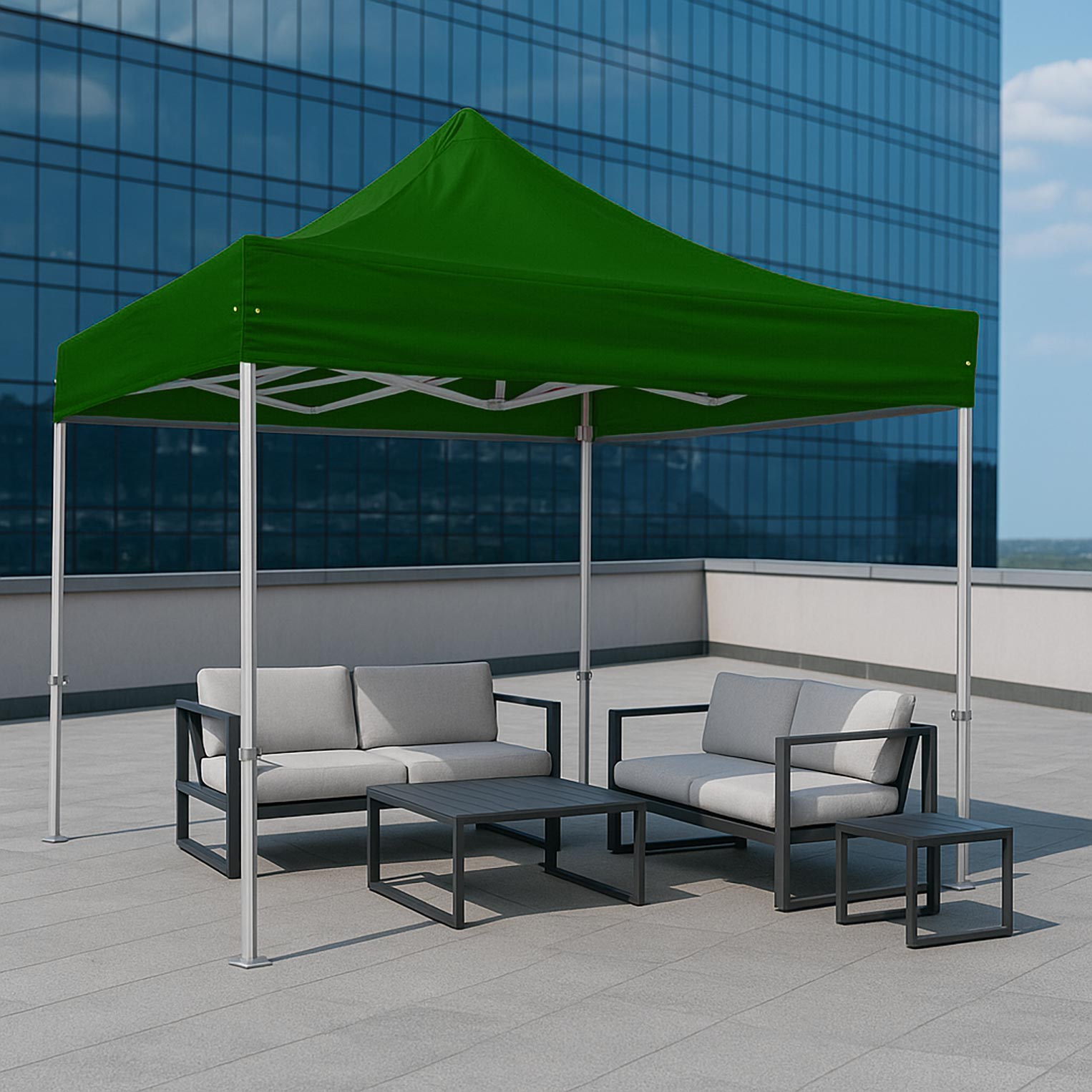 Tenda Pop-Up Alumínio Excellence 3x3 Verde - Image 2