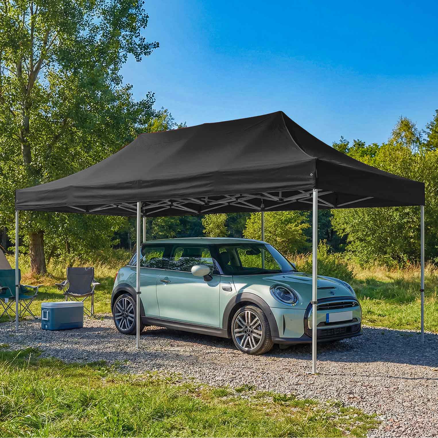 Tenda Pop-Up Alumínio Excellence 4x8 Preta - Image 2