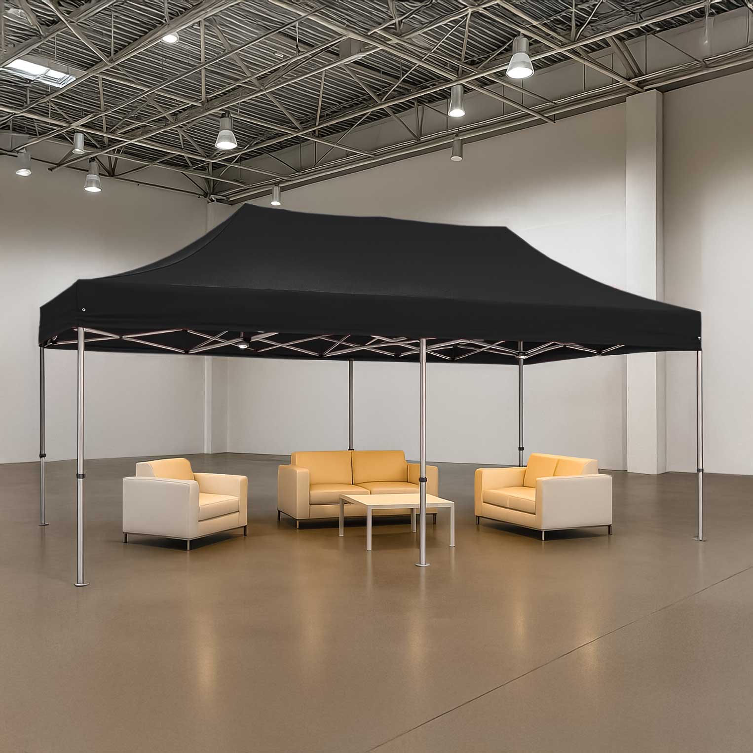 Tenda Pop-Up Alumínio Excellence 3x6 Preta - Image 2