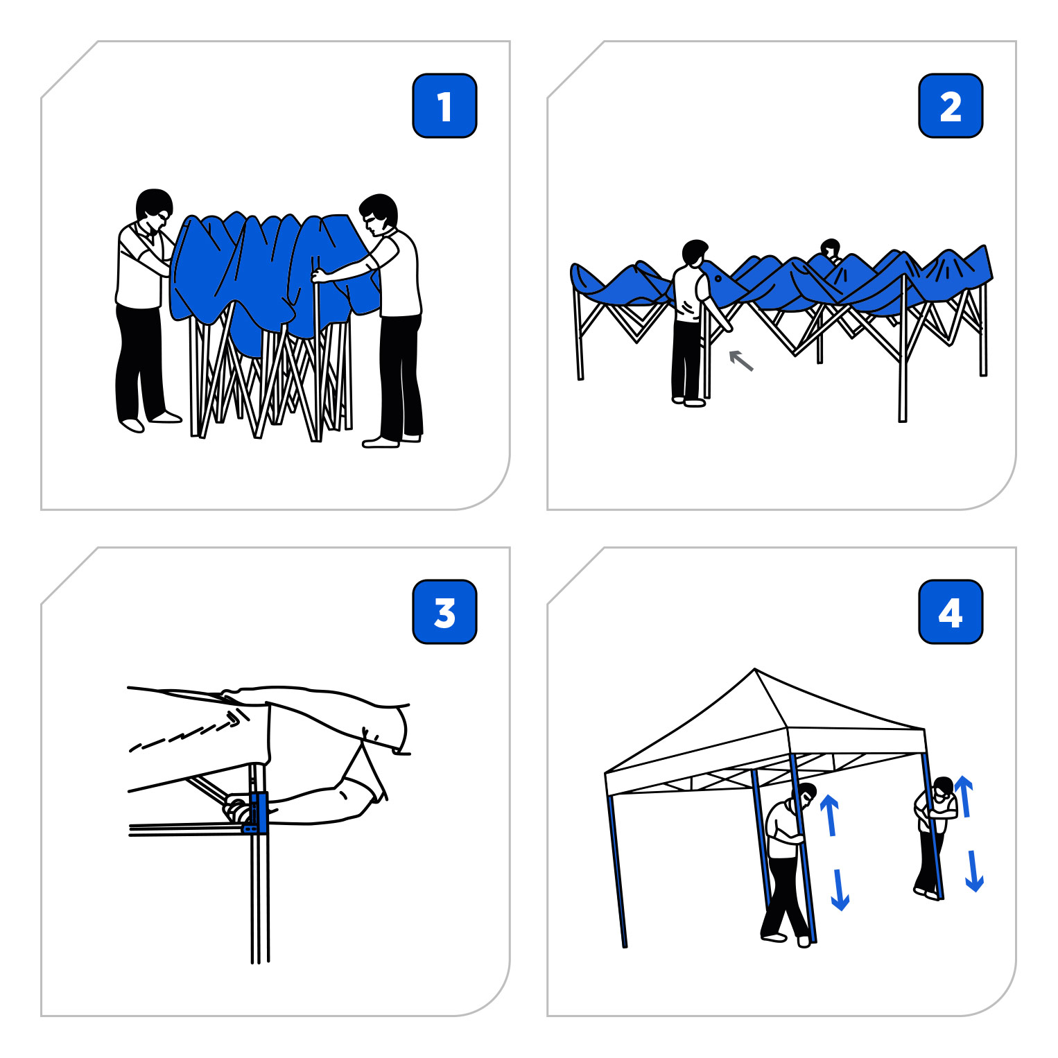 Tenda Pop-Up Aço Advanced 3x4,5 Azul - Image 4