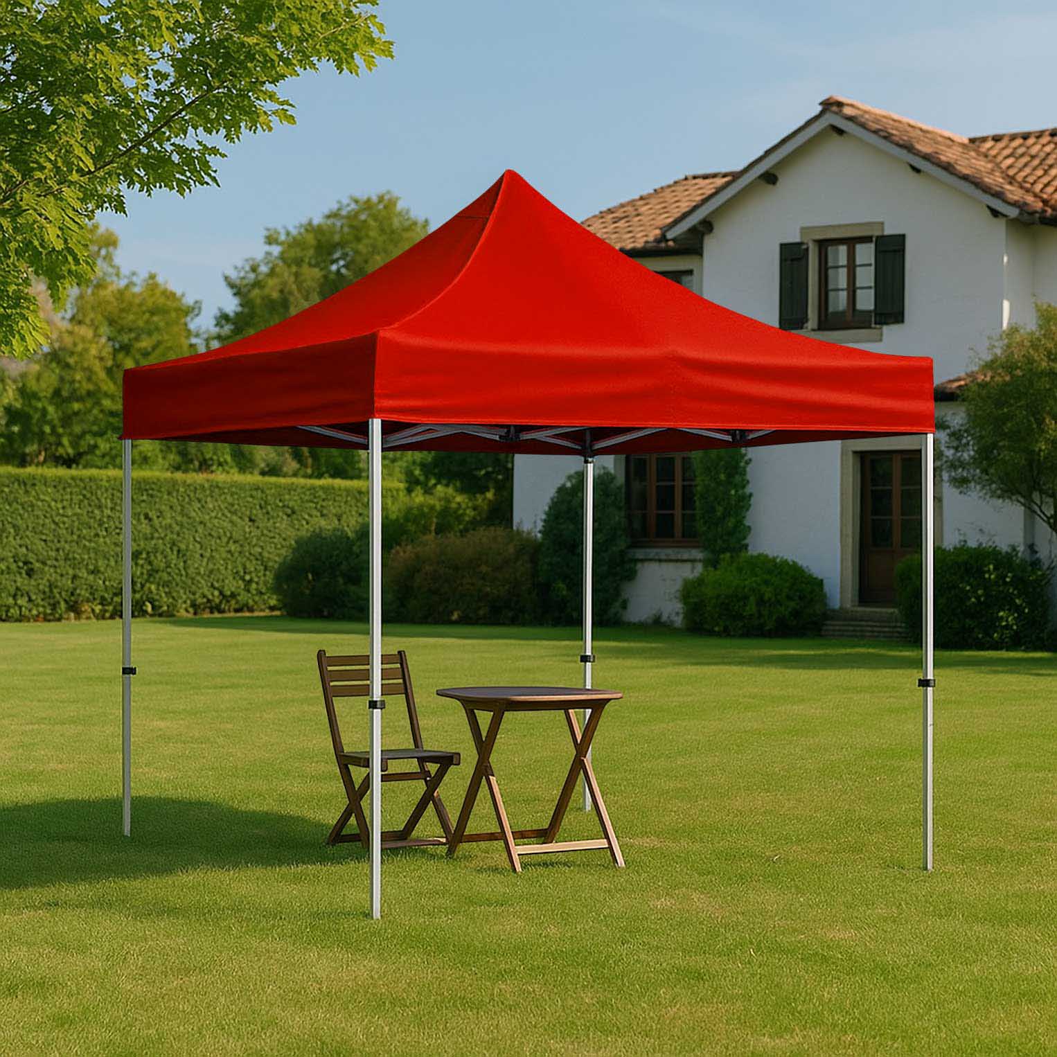 Tenda Pop-Up Alumínio Eco 3x3 Vermelho - Image 2
