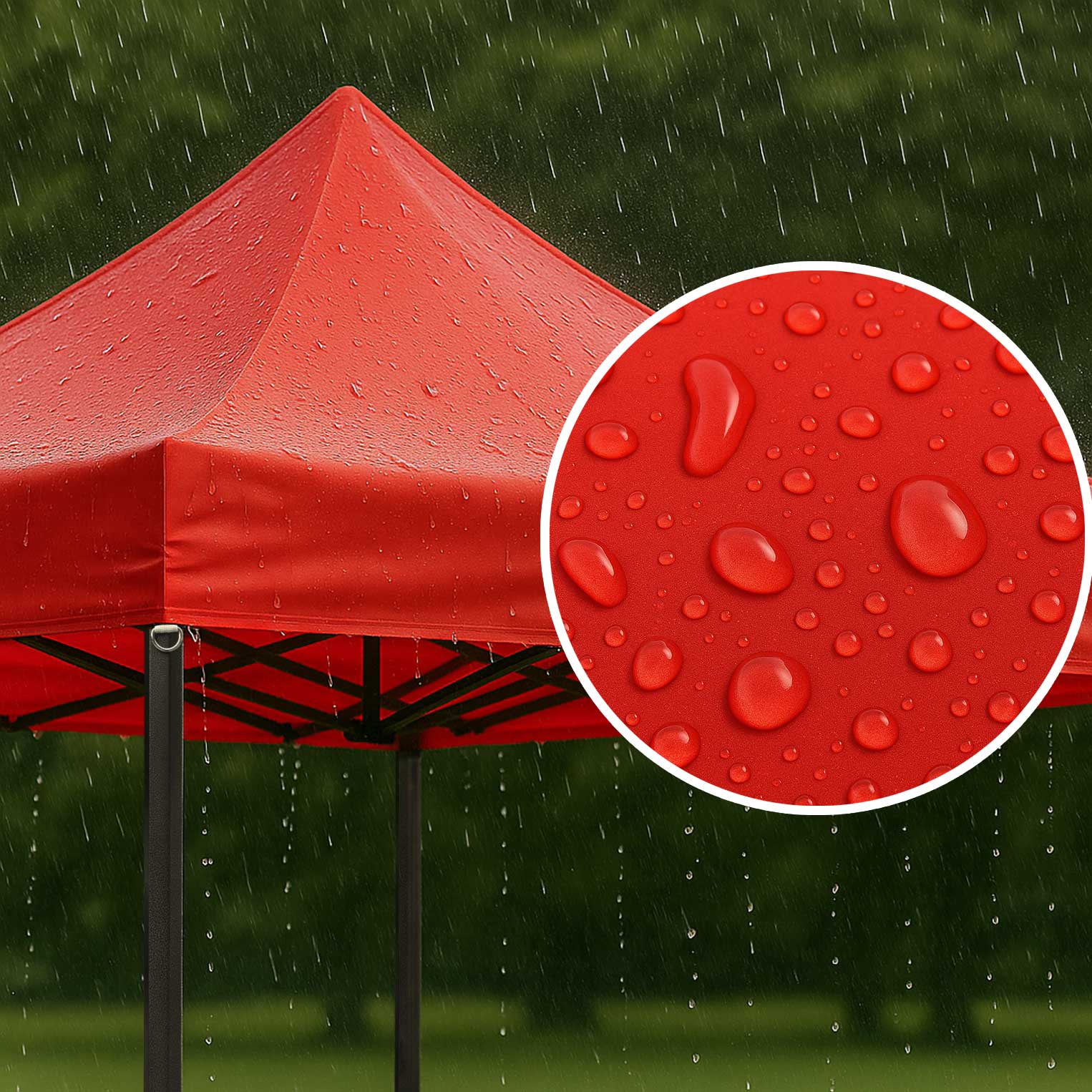 Tenda Pop-Up Aço Advanced 3x3 Vermelha - Image 6