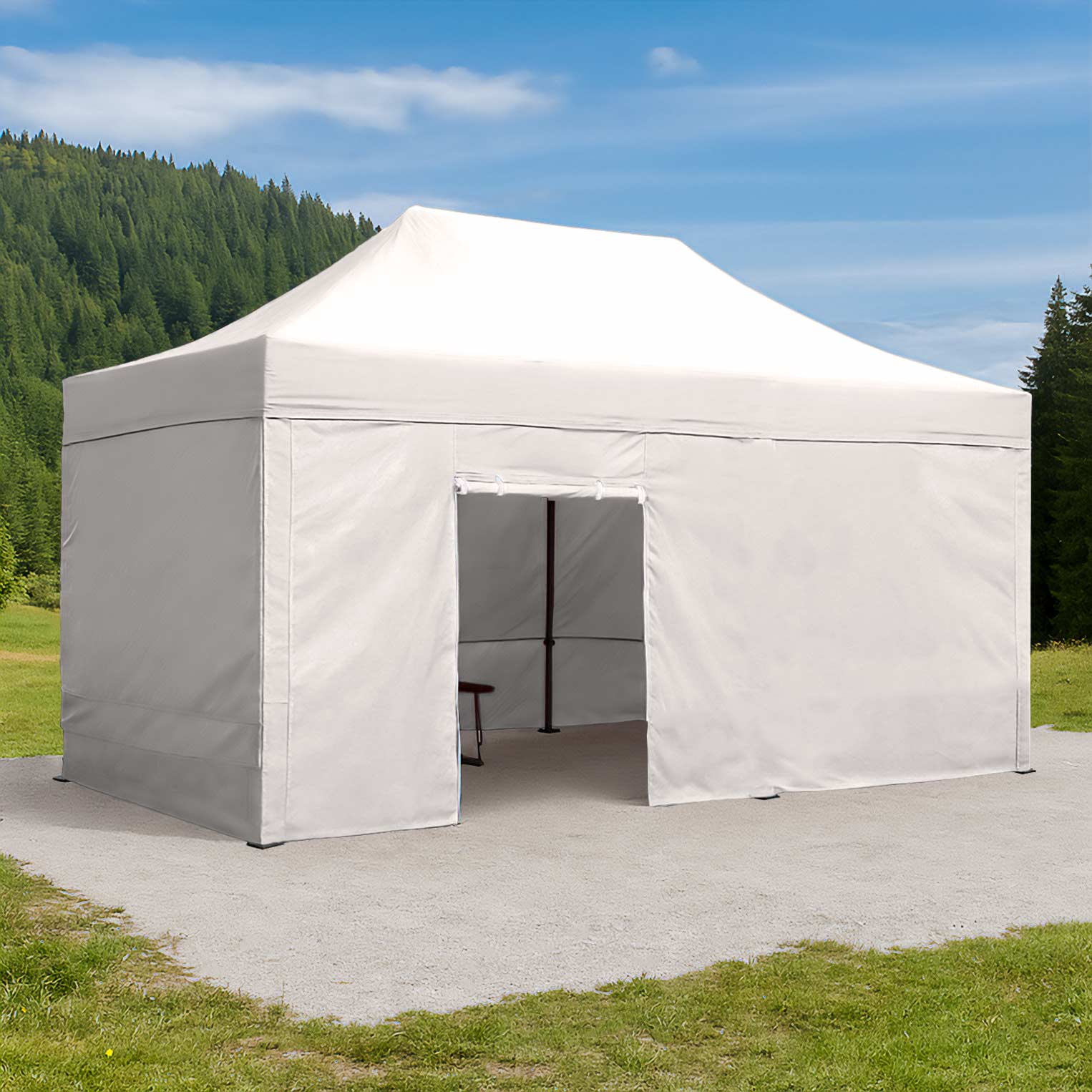 Tenda Pop-Up Aço Advanced 3x6 Branca c/ laterais - Image 2